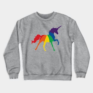 Rainbow Unicorn Crewneck Sweatshirt